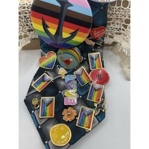 Rainbow Enamel Lapel Pins Pride LGBTQ  Lot